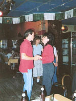 Couple dancing at the Clog Palace, circa 1989