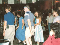 Crowded dance floor at the Clog Palace, circa 1989 